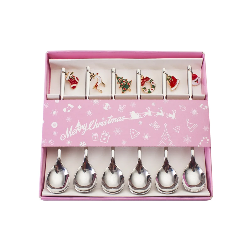 Stainless Steel Christmas Spoon Set Gold Tea Spoon Coffee Mixing Spoon for Gift, Silver, gold
Stainless Steel Christmas Spoon Set Gold Tea Spoon Coffee Mixing Spoon for Gift, Silver, gold