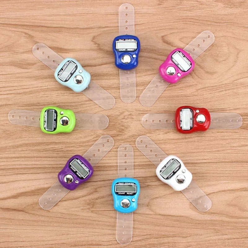 LCD Electronic Mini Counter Ring Sewing Tools Accessory 1 Pcs Manual Thumb Counter Weave Tool Sewing Knitting Stitch Marker
LCD Electronic Mini Counter Ring Sewing Tools Accessory 1 Pcs Manual Thumb Counter Weave Tool Sewing Knitting Stitch Marker