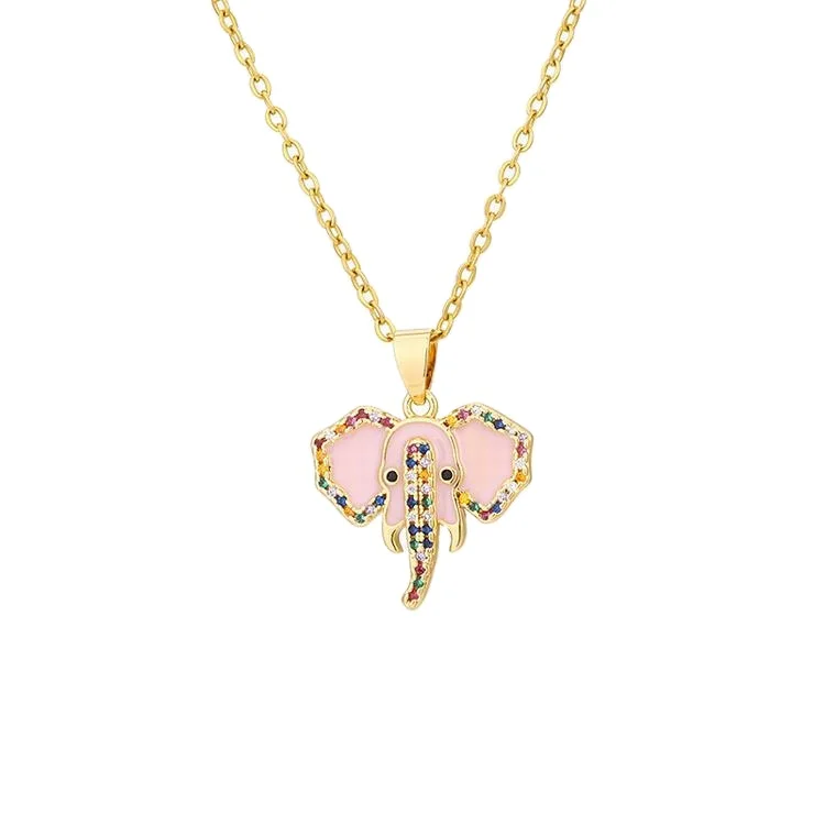 New European And American Hot-Selling Elephant Necklace Female Temperament Net Red Girlfriends Couple Fashion Copper Drop Oil In
New European And American Hot-Selling Elephant Necklace Female Temperament Net Red Girlfriends Couple Fashion Copper Drop Oil In