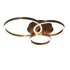 Led Aluminum Ceiling Modern Decoration Warm Fashion Home Round LED Aluminum 3 Ring Ceiling Light