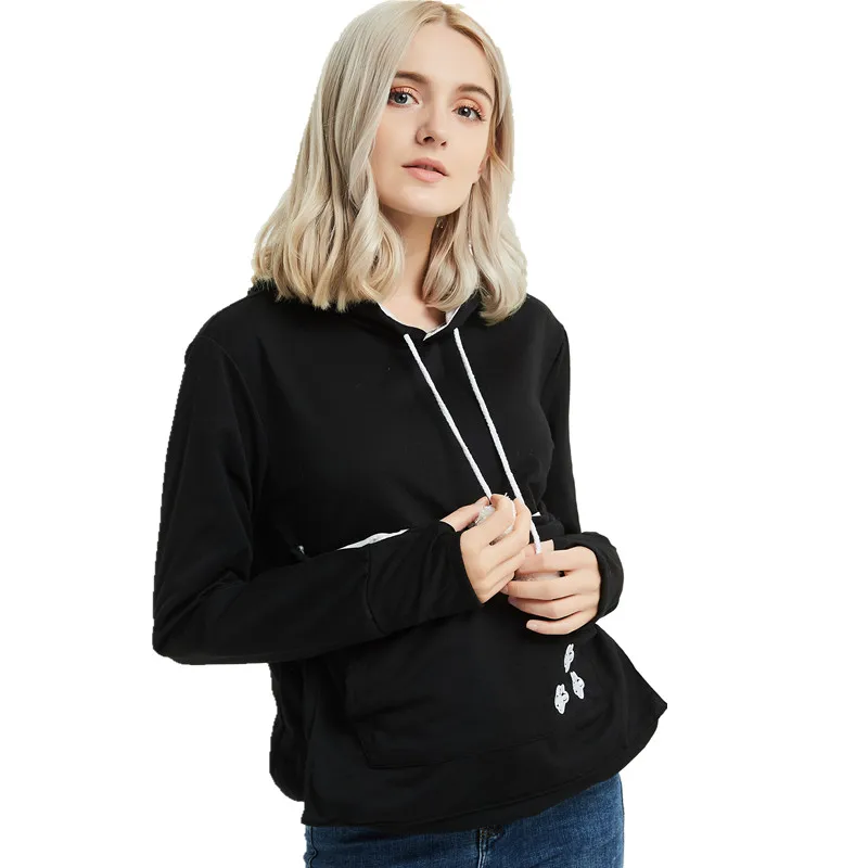 Kangaroo Bag Thin hoodies womenLong Sleeve Pullover Small Pet Cat Dog Bracket hooded jacket Sweatshirt Sweatert-shirt customized
Kangaroo Bag Thin hoodies womenLong Sleeve Pullover Small Pet Cat Dog Bracket hooded jacket Sweatshirt Sweatert-shirt customized