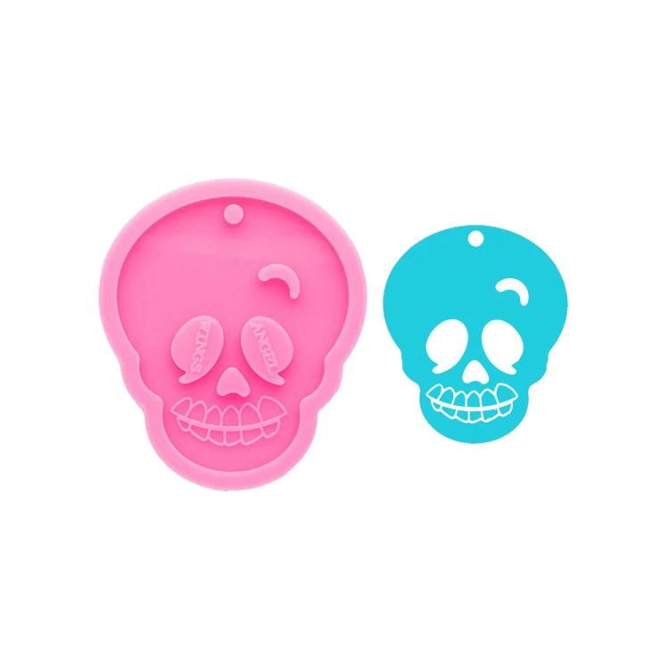 S1056 shiny Halloween nose skeleton resin silicone keychain mold for holiday decoration, Random
S1056 shiny Halloween nose skeleton resin silicone keychain mold for holiday decoration, Random