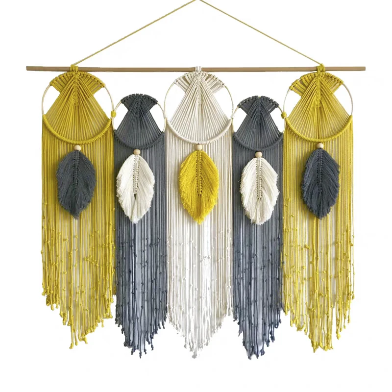 macrame feather handmade colorful nordic boho wall decor tapestry home decoration, White,yellow,pink or customized
macrame feather handmade colorful nordic boho wall decor tapestry home decoration, White,yellow,pink or customized