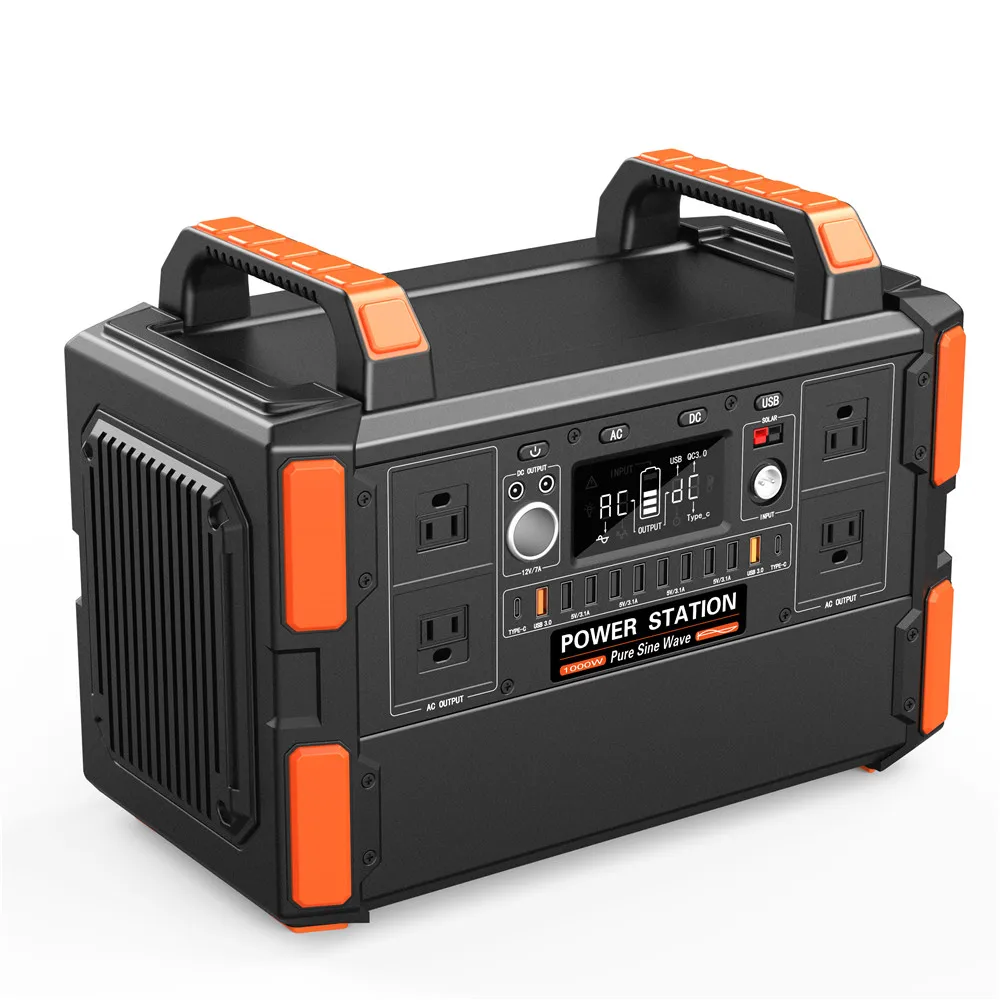 Portable Solar Power Back Generator Solar Energy Generator 110V-240V AC Output Power Supply for Home Lifepo4 Battery LFP 1000W
Portable Solar Power Back Generator Solar Energy Generator 110V-240V AC Output Power Supply for Home Lifepo4 Battery LFP 1000W