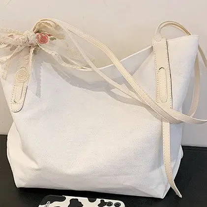 2021 Hot sale fresh leisure bow large capacity zipper single shoulder cotton shopping bag, Any color are available
2021 Hot sale fresh leisure bow large capacity zipper single shoulder cotton shopping bag, Any color are available