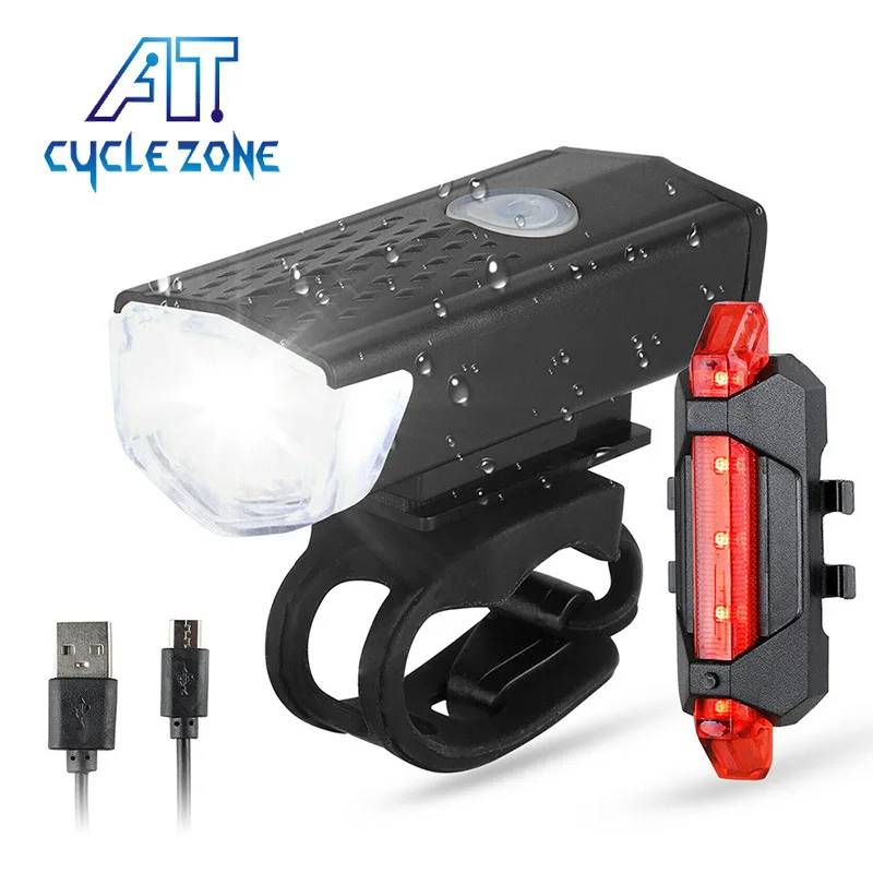 AT Hot sales led bicycle accessories front rear and back USB rechargeable waterproof mountain Sport Plastic Bike Light
AT Hot sales led bicycle accessories front rear and back USB rechargeable waterproof mountain Sport Plastic Bike Light
