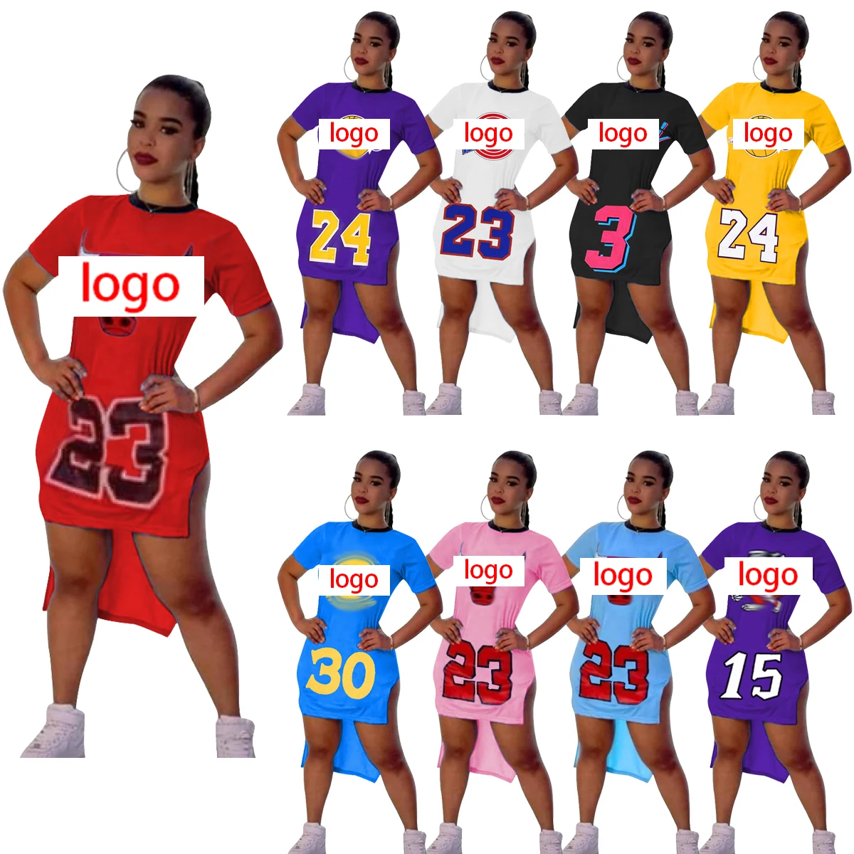 2021 Hot Jersey Dresses Classical Woman Basketball Jersey Short Dress Woman Eembroidery Printed Skirt Jersey
2021 Hot Jersey Dresses Classical Woman Basketball Jersey Short Dress Woman Eembroidery Printed Skirt Jersey