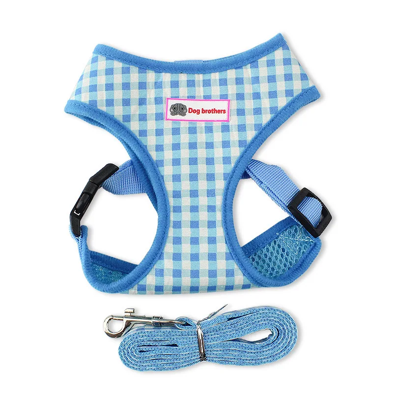 summer breathable lattice pet Vest-style dog chest harness dog rope pet supplies wholesale
summer breathable lattice pet Vest-style dog chest harness dog rope pet supplies wholesale