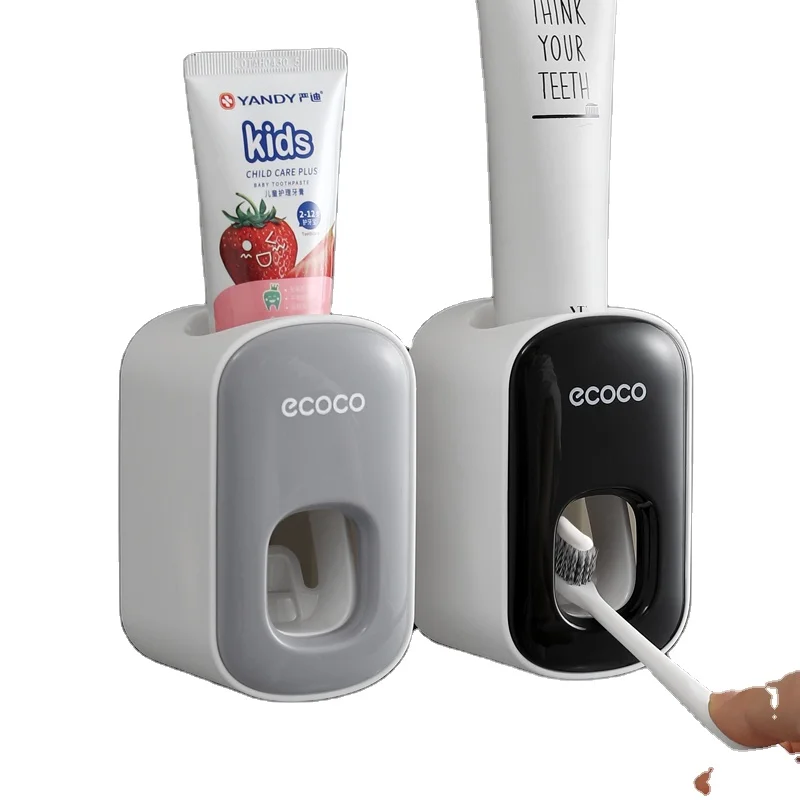 Wall Mount Automatic Toothpaste Dispenser Bathroom Accessories Set Toothpaste Squeezer Dispenser Bathroom Toothbrush Holder Tool 
Wall Mount Automatic Toothpaste Dispenser Bathroom Accessories Set Toothpaste Squeezer Dispenser Bathroom Toothbrush Holder Tool