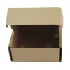 Cheap Foldable Biodegradable Natural Custom Soap Packaging Box , Folding Customized Small Brown Cardboard Carton Kraft Paper Box