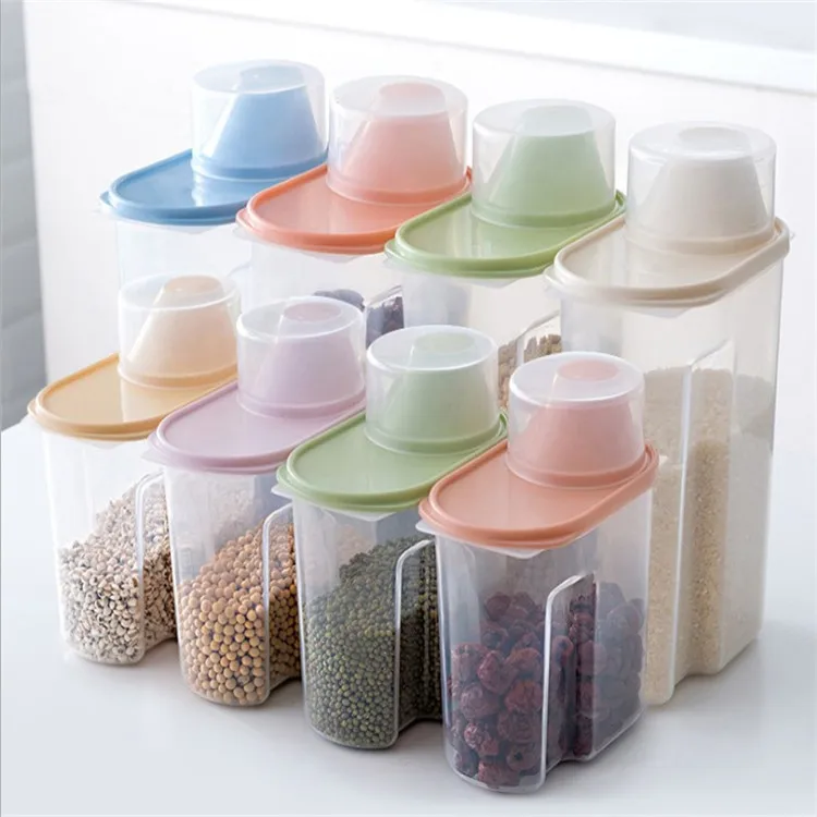 new design Transparent kitchen food grain seal water proof plastic storage case 4 colors logo type storage box home usage, White/pink/blue/green
new design Transparent kitchen food grain seal water proof plastic storage case 4 colors logo type storage box home usage, White/pink/blue/green
