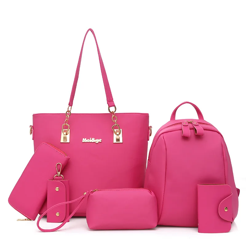 2019 fashion custom luxury ladies handbag lady 6 Pieces oxoford tote bags set women purse hand bags
2019 fashion custom luxury ladies handbag lady 6 Pieces oxoford tote bags set women purse hand bags