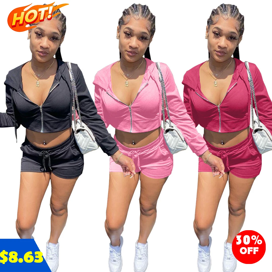 fall 2021 women clothes Latest Design Solid 2 Piece Women Short Set Sports Long Sleeve Sweatshirt Design Women Two Piece Shorts, As picture
fall 2021 women clothes Latest Design Solid 2 Piece Women Short Set Sports Long Sleeve Sweatshirt Design Women Two Piece Shorts, As picture