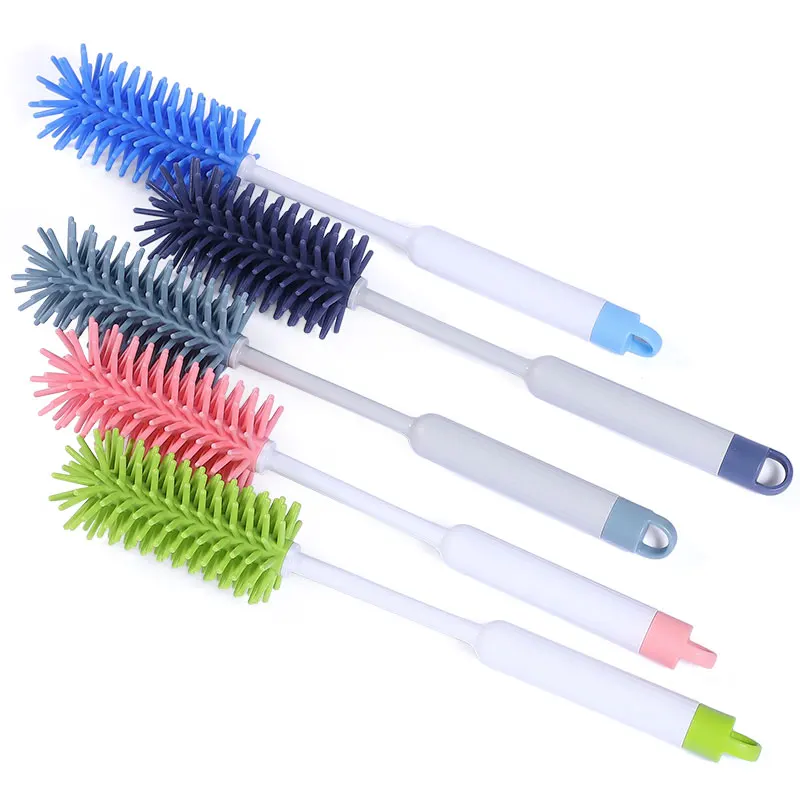 Long Eco Friendly Silicon Water Baby Feeding Bottle Wash Brush Cleaner Washer Cleaning Soft Flexible Bottle Brush
Long Eco Friendly Silicon Water Baby Feeding Bottle Wash Brush Cleaner Washer Cleaning Soft Flexible Bottle Brush