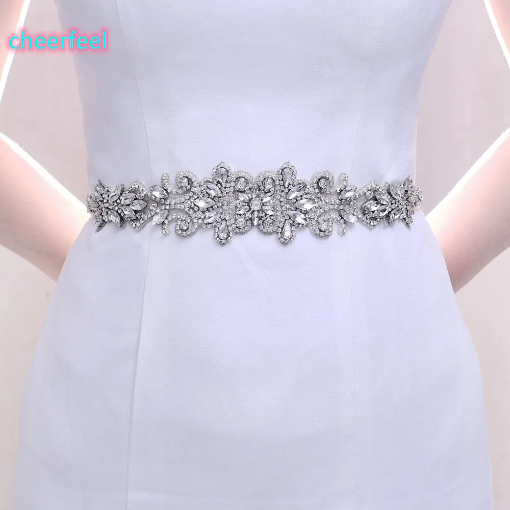 Cheerfeel RH1151 embroidery setting rhinestone crystal sash belt bridal sash applique belt for wedding dress, Silver with blue crystal
Cheerfeel RH1151 embroidery setting rhinestone crystal sash belt bridal sash applique belt for wedding dress, Silver with blue crystal