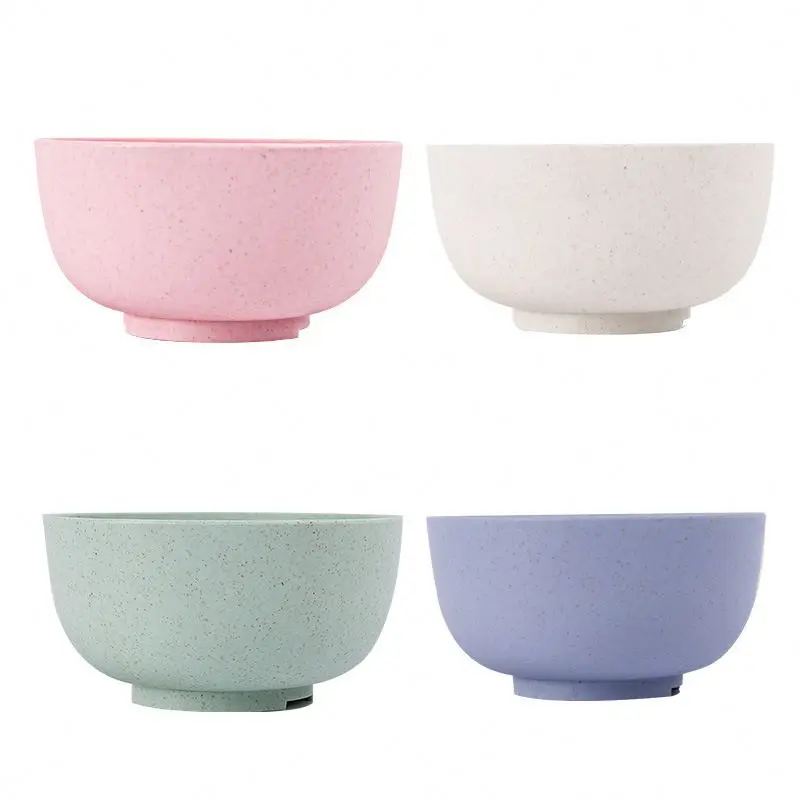 Hot Design Eco Friendly Tableware Plastic Salad Bowl Food Storage Containers Wheat Straw Kids Rice Bowl for Baby Feeding
Hot Design Eco Friendly Tableware Plastic Salad Bowl Food Storage Containers Wheat Straw Kids Rice Bowl for Baby Feeding