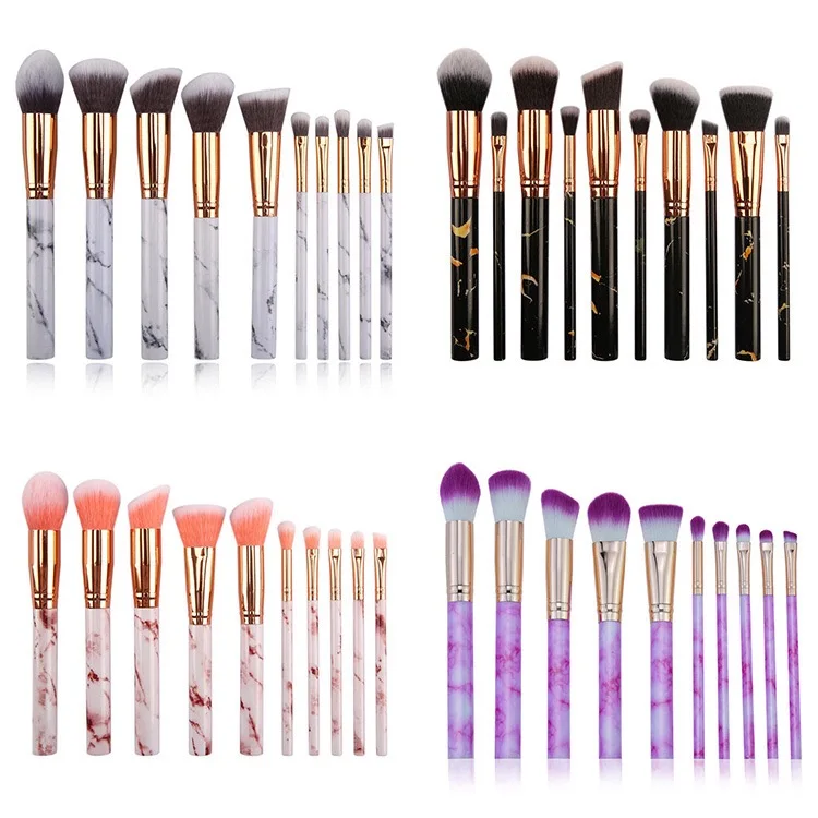 Custom Logo 2020 Latest makeup cosmetic brush set 10 pcs marble handle Custom private label makeup brush set
Custom Logo 2020 Latest makeup cosmetic brush set 10 pcs marble handle Custom private label makeup brush set