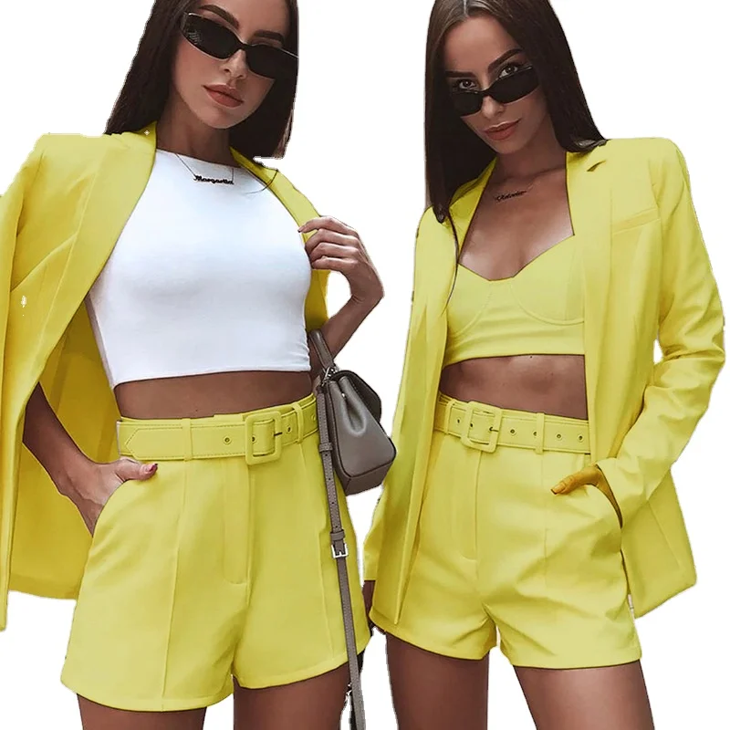 Ladies Suit Wear For Office Casual Suits Blazers Shorts 2 Piece Set Women Slim Fit Blazer Set, Picture
Ladies Suit Wear For Office Casual Suits Blazers Shorts 2 Piece Set Women Slim Fit Blazer Set, Picture