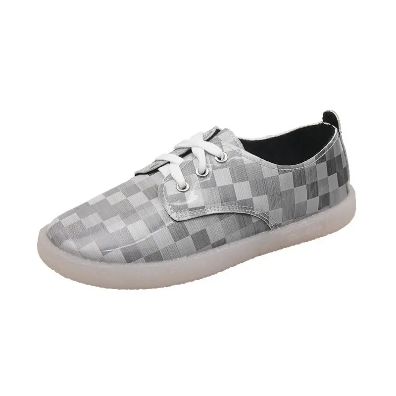 2021 summer new fashion and comfortable flat plaid shoes casual shoes hot women's white shoes
2021 summer new fashion and comfortable flat plaid shoes casual shoes hot women's white shoes