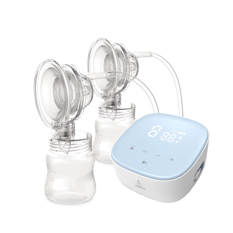 Horigen semi-lying pumping electric double breast pump feeding supplies electronic breast milk pump designed, Blue
Horigen semi-lying pumping electric double breast pump feeding supplies electronic breast milk pump designed, Blue