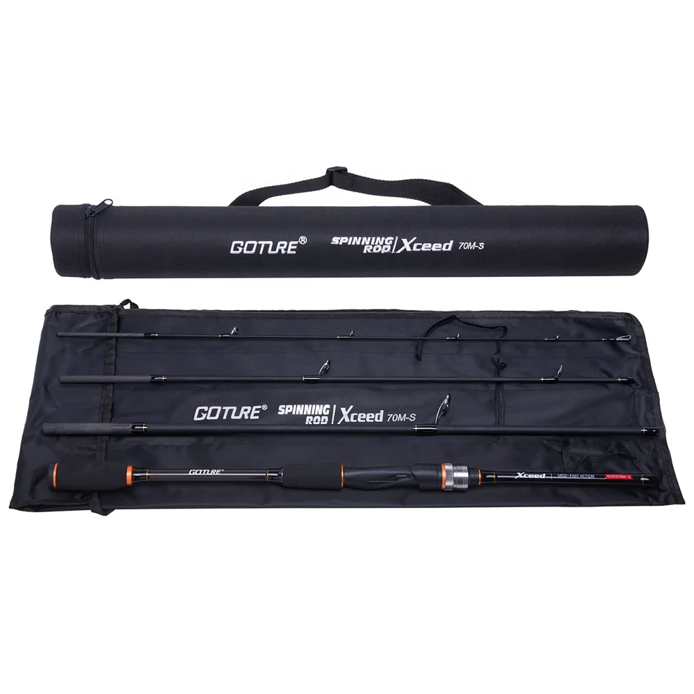 Goture Carbon Fishing Rod Black Lure Rod Fishing Spinning Rod with Case For Saltwater Freshwater
Goture Carbon Fishing Rod Black Lure Rod Fishing Spinning Rod with Case For Saltwater Freshwater