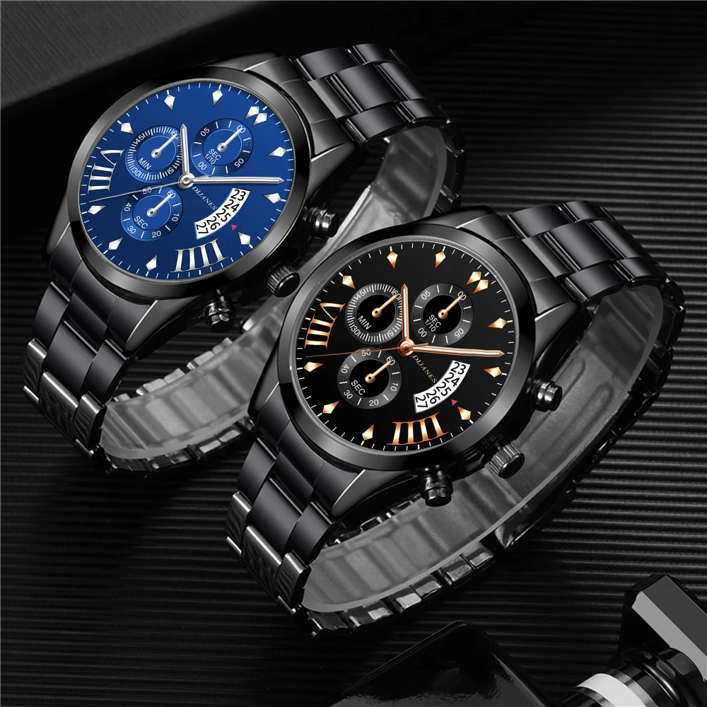 Quartz Wristwatch DIJANES brand Men's Watches Classic Calendar Mens Business Steel Watch Relogio Masculino Popular Saati Ho
Quartz Wristwatch DIJANES brand Men's Watches Classic Calendar Mens Business Steel Watch Relogio Masculino Popular Saati Ho