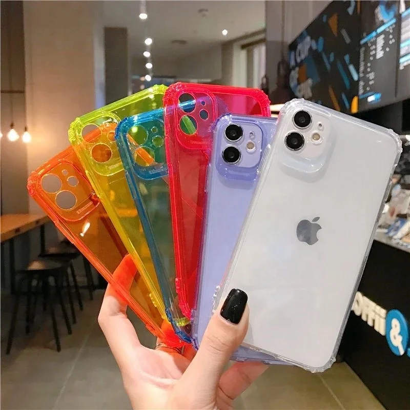 Fluorescent Skin-Friendly Shockproof Neon tpu Soft Bumper mobile phone Case For iPhone 6 6s 7 8 plus X Xs Xr 11 12 pro max mini
Fluorescent Skin-Friendly Shockproof Neon tpu Soft Bumper mobile phone Case For iPhone 6 6s 7 8 plus X Xs Xr 11 12 pro max mini