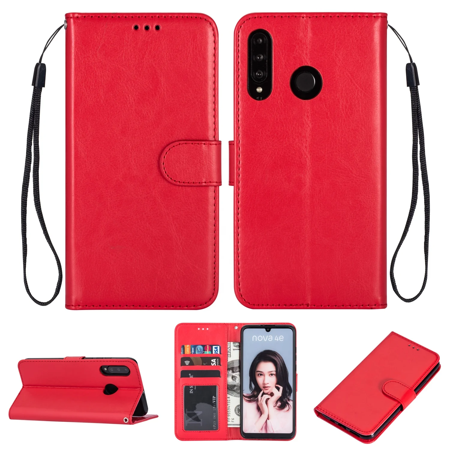 2019 Products Luxury Phone Accessories Case Wallet Flip Cover Leather Phone Case For Huawei P30 Lite, Multi-color, can be customized
2019 Products Luxury Phone Accessories Case Wallet Flip Cover Leather Phone Case For Huawei P30 Lite, Multi-color, can be customized