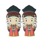Custom design logo national features soft pvc fridge magnet for souvenir gifts