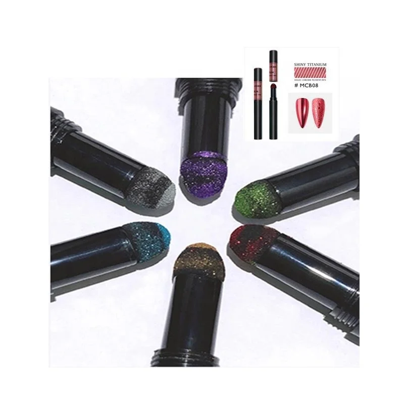 Pigment Nail With Mirror Effect For Nails Chameleon Pen 25 Colors Mirror Chrome Nail Art Powder Pen
Pigment Nail With Mirror Effect For Nails Chameleon Pen 25 Colors Mirror Chrome Nail Art Powder Pen