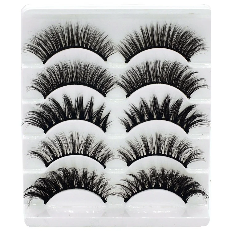 Mink hair 3D five pairs of soft cotton stalk thick mink eyelashes vendor faux mink eyelashes
Mink hair 3D five pairs of soft cotton stalk thick mink eyelashes vendor faux mink eyelashes