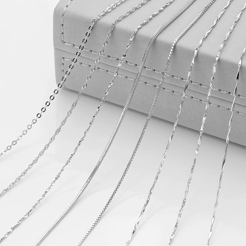 Hot Selling Fine Jewelry Single Chain S925 Sterling Silver Clavicle Chain Ladies Tennis Chain Necklace
Hot Selling Fine Jewelry Single Chain S925 Sterling Silver Clavicle Chain Ladies Tennis Chain Necklace