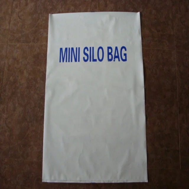 60cm x 120mic x 1.2m small white/black silo bag for grain, corn