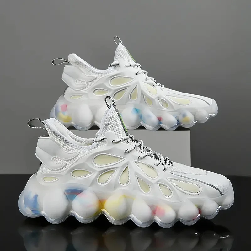 Men's summer luminous trendy shoes, outdoor cushioning fashion running shoes, 3 colors
Men's summer luminous trendy shoes, outdoor cushioning fashion running shoes, 3 colors