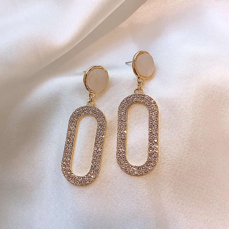 New personality diamond elegant simple geometry Korean women fashion alloy drop earrings, Pictures
New personality diamond elegant simple geometry Korean women fashion alloy drop earrings, Pictures