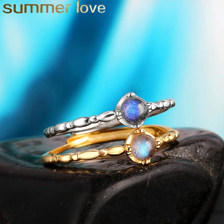 Silver Gold Fine Gemstone Jewelry Wedding Finger Anillos 925 Sterling Silver Natural Labradorite Stone Rings for Women
Silver Gold Fine Gemstone Jewelry Wedding Finger Anillos 925 Sterling Silver Natural Labradorite Stone Rings for Women