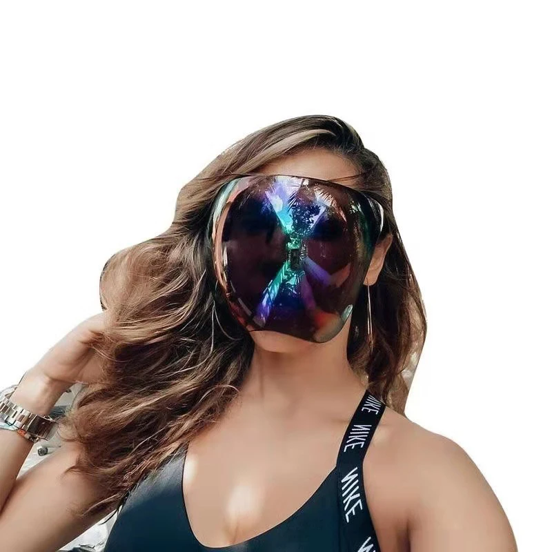 LLbashades fashion anti fog full plastic transparent sunglasses face shield clear Colorful Oversized face shield glasses
LLbashades fashion anti fog full plastic transparent sunglasses face shield clear Colorful Oversized face shield glasses