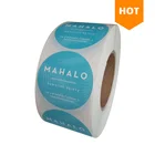 Custom Printed Waterproof Adhesive Logo Label Sticker