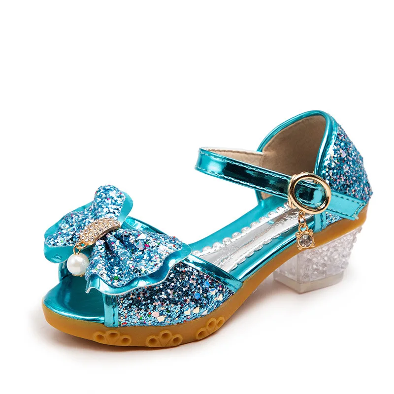 Princess Kids Sandals For Girls Flower Casual Glitter Children Blue Color Girls Shoes Butterfly Knot Sandals, As shown
Princess Kids Sandals For Girls Flower Casual Glitter Children Blue Color Girls Shoes Butterfly Knot Sandals, As shown