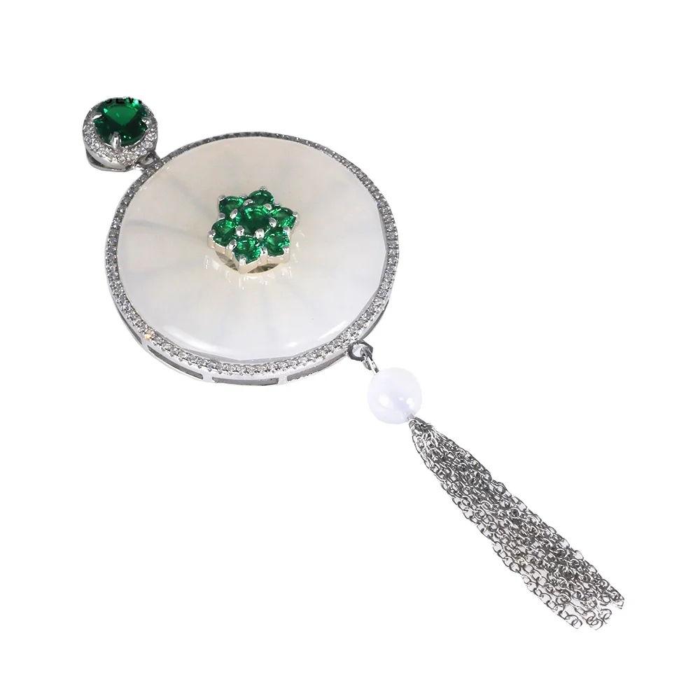 Semi-Precious Stone Jade Lucky Pendant Real Pure 925 Sterling Silver For Women Ethnic Best Gifts
Semi-Precious Stone Jade Lucky Pendant Real Pure 925 Sterling Silver For Women Ethnic Best Gifts