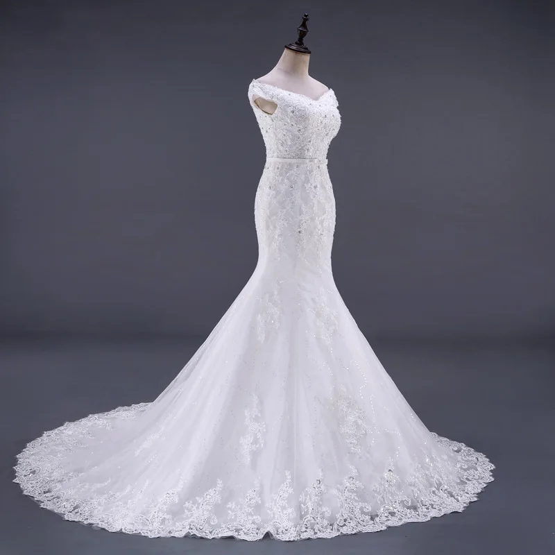 S151 High quality new fashion cheap long length bridal gowns ladies party white mermaid wedding dress
S151 High quality new fashion cheap long length bridal gowns ladies party white mermaid wedding dress