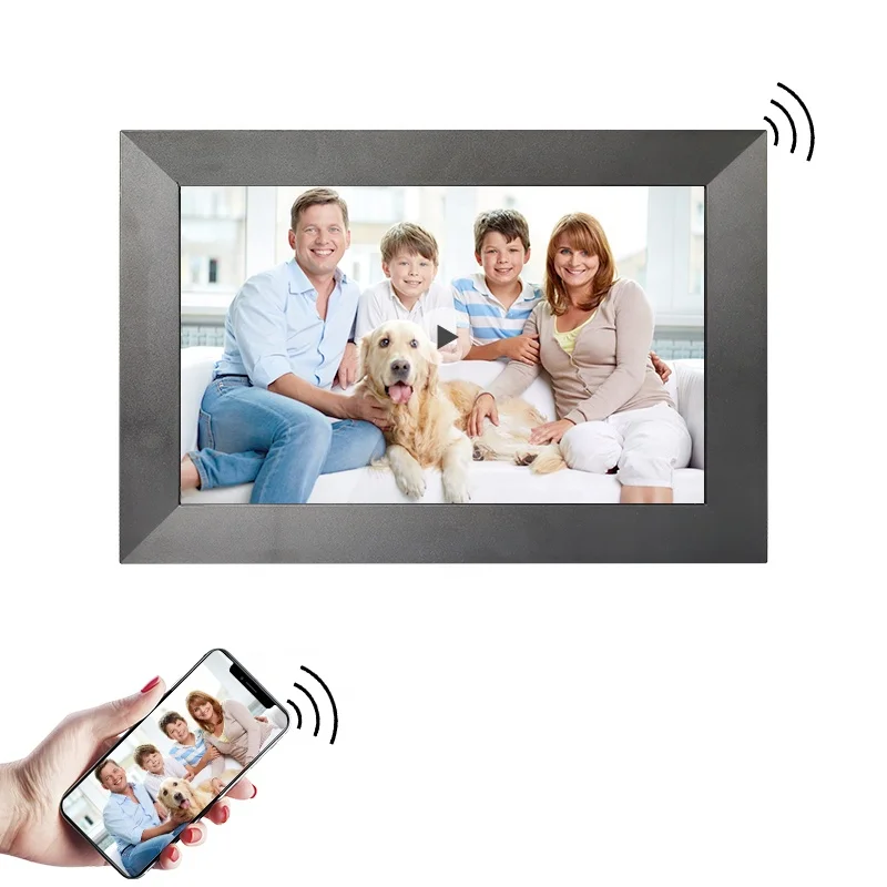 Usingwin 10.1 inch wifi APP remote control 10.1 inch digital photo frame with touch screen support android and apple user
Usingwin 10.1 inch wifi APP remote control 10.1 inch digital photo frame with touch screen support android and apple user