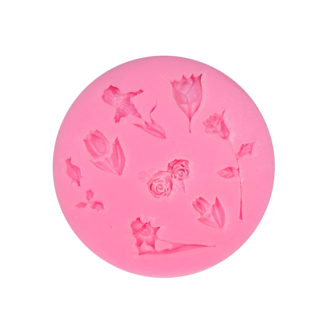 Rose flower shape silicone resin mold handmade soap cake fudge decoration mold, Pink
Rose flower shape silicone resin mold handmade soap cake fudge decoration mold, Pink