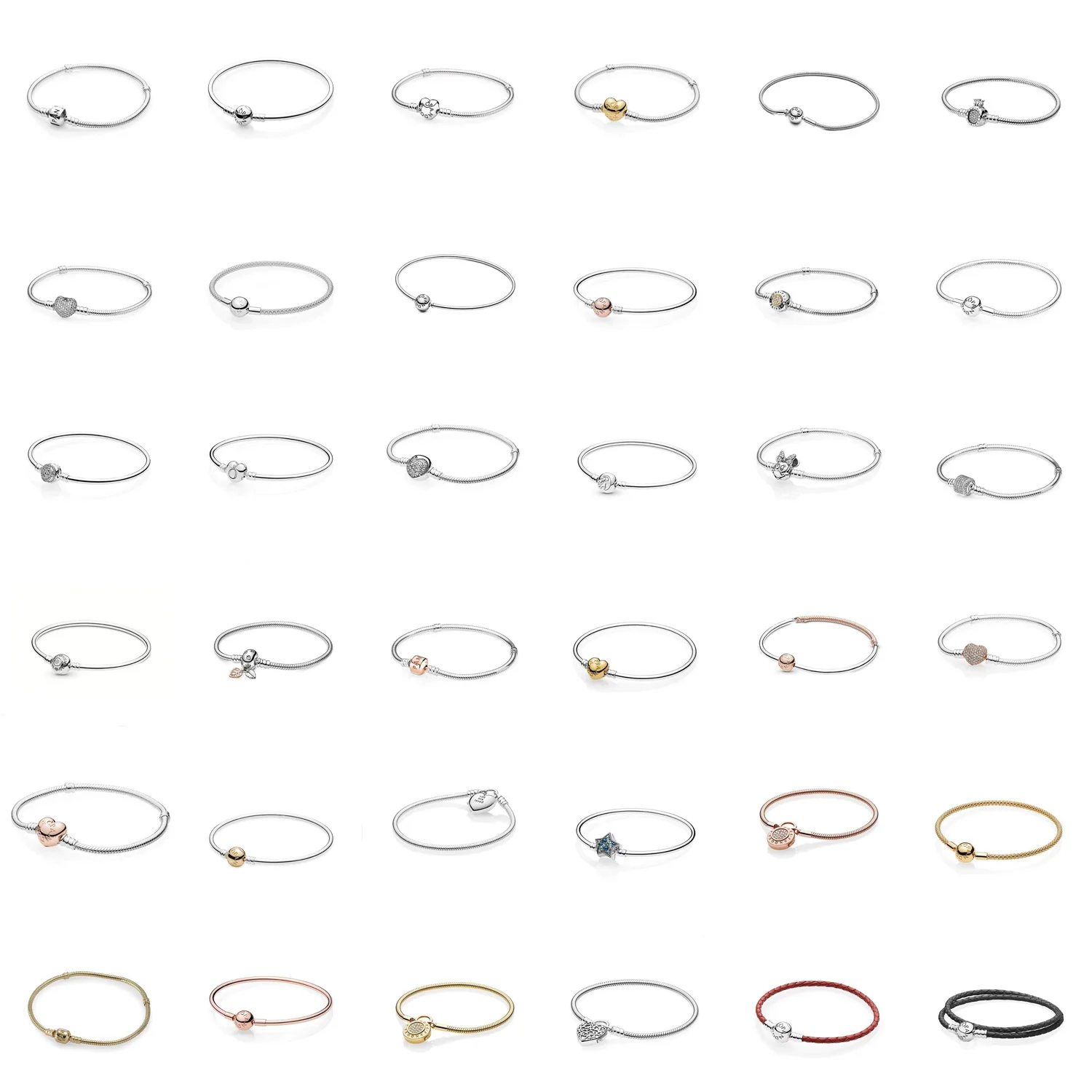 High quality bracelet snake chain suitable for Pandora bracelet DIY bracelet original Beauty charm gift 3mm jewelry, White
High quality bracelet snake chain suitable for Pandora bracelet DIY bracelet original Beauty charm gift 3mm jewelry, White