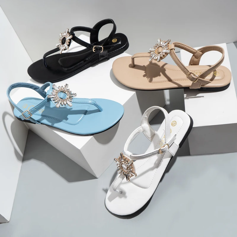 Hot Sale Sandals Sunflower Metal Flip Flops Flat Bottom Women's Sandals New Casual Shoes, As pictures
Hot Sale Sandals Sunflower Metal Flip Flops Flat Bottom Women's Sandals New Casual Shoes, As pictures