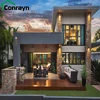 CE Certification Prefabricated villa Natural stone style House use Light steel structure Luxury prefab villa