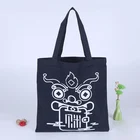 Custom Printed Tote Shopping Beach Bag Cheap Organic 100% Cotton Canvas Bags With Logo