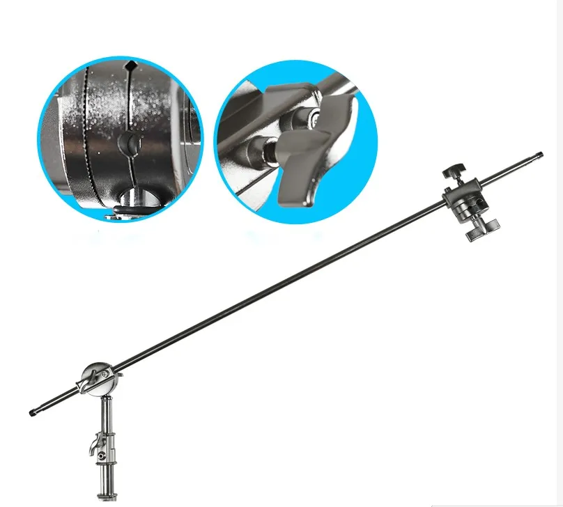 hot C type C-Stand 20KG Photography Studio detachable light c-stand Support With Boom Arm, Silver
hot C type C-Stand 20KG Photography Studio detachable light c-stand Support With Boom Arm, Silver