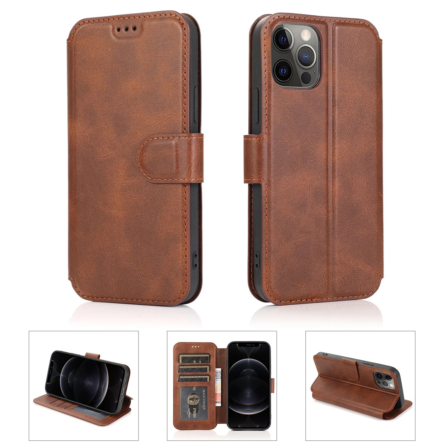 2020 New Arrival genuine Leather Flip Wallet Phone Case Cover carcasa de telefono For iPhone 12, Optional
2020 New Arrival genuine Leather Flip Wallet Phone Case Cover carcasa de telefono For iPhone 12, Optional