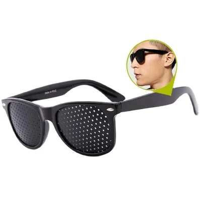 Black Eyesight Improvement Care Exercise Eyewear Glasses Training Cycling Eyewear Pin Small Hole Sunglass Camping Eyeglasses
Black Eyesight Improvement Care Exercise Eyewear Glasses Training Cycling Eyewear Pin Small Hole Sunglass Camping Eyeglasses